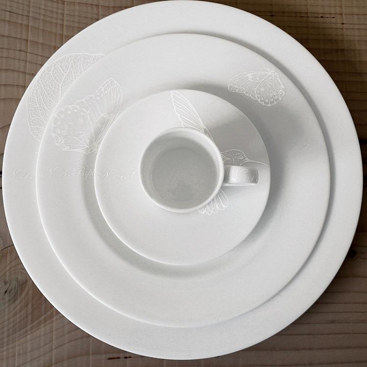 Десертная тарелка Белое на Белом Bianco And Bianco Dessert Plate