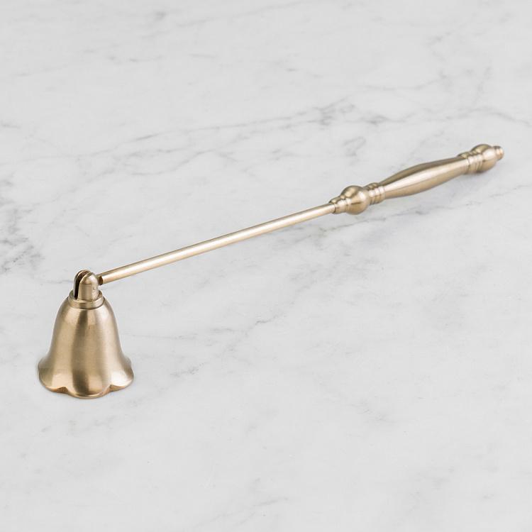 Feminine Candle Snuffer Brass Patina