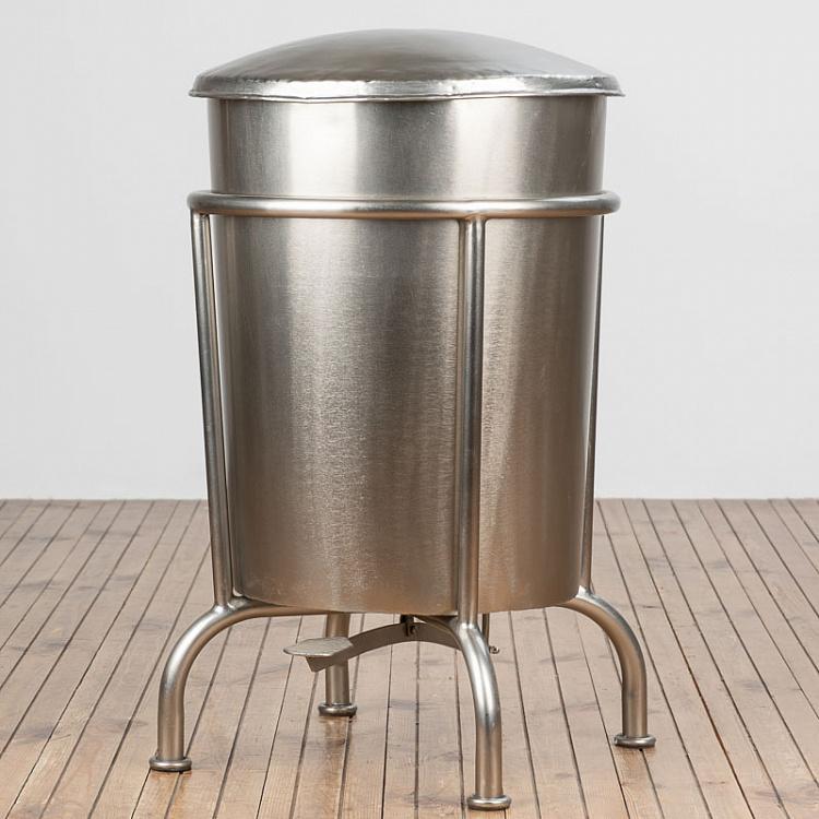 Металлическая корзина для мусора Metal Dustbin On Stand