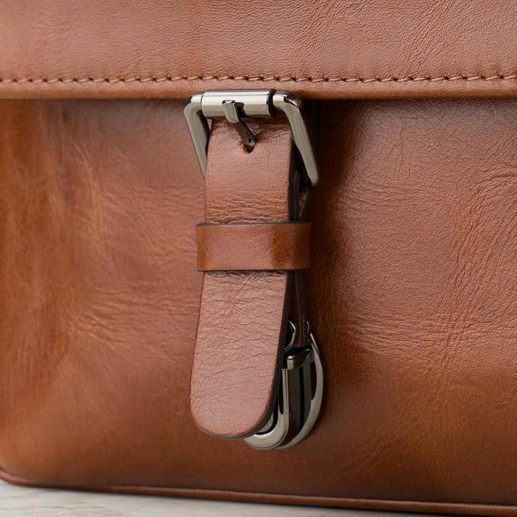 Кожаная мужская сумка Сечел Satchel Messenger Bag