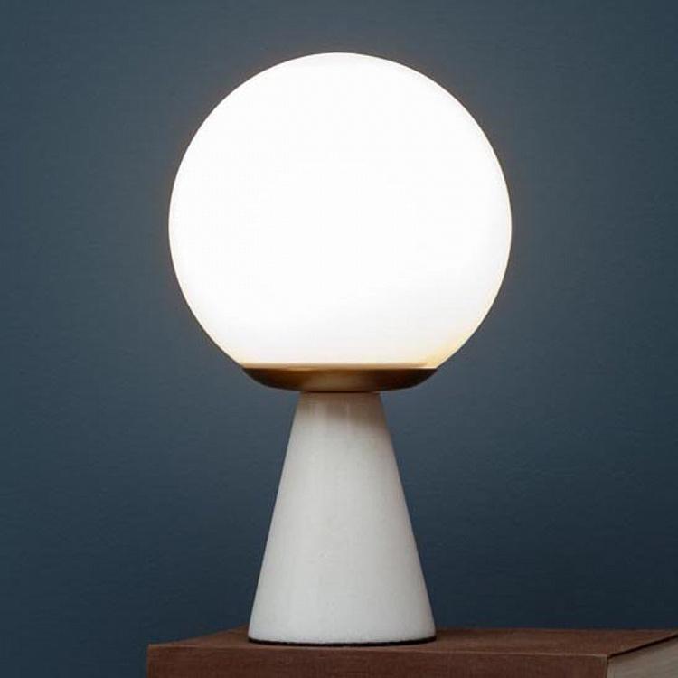 Настольная лампа с мраморным основанием Лова Lova Table Lamp