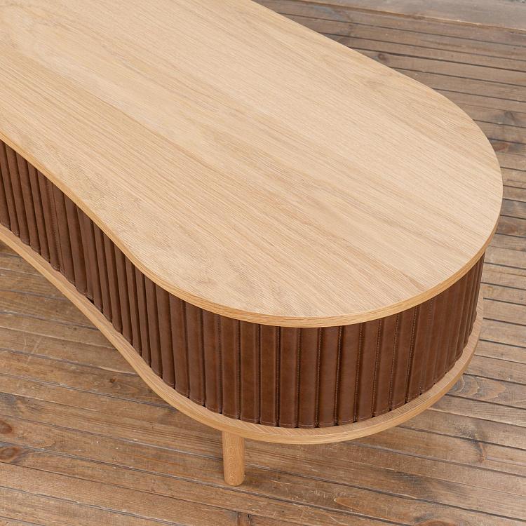 Комод-тумба под телевизор Одейшес, светлый дуб Audacious TV Bench, Oak