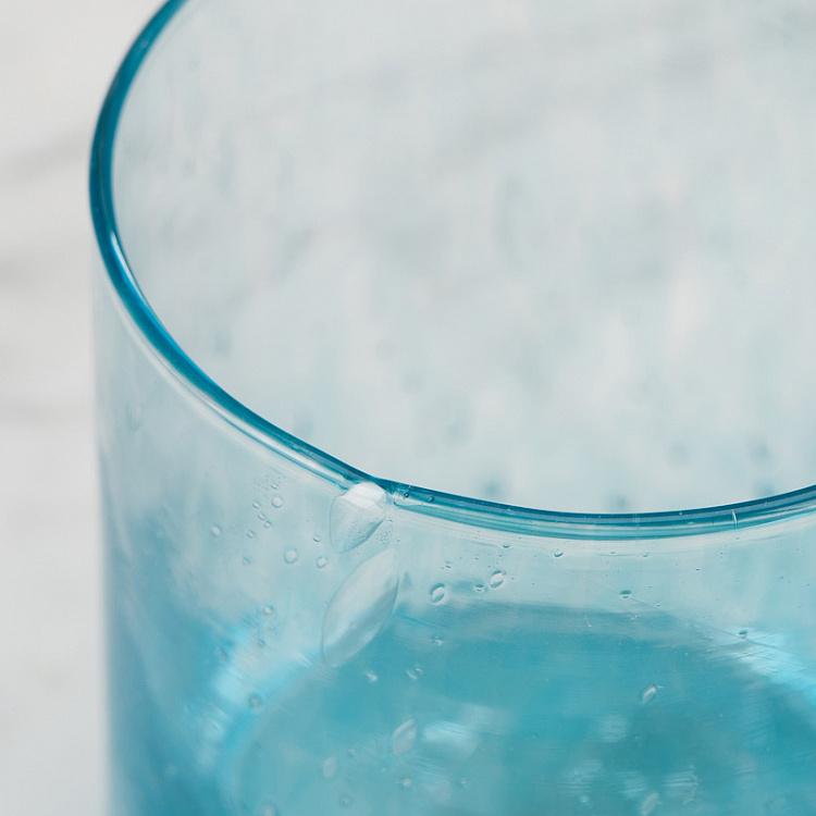 Лазурно-голубой стакан Пузырьки Bulle Craft Whisky Gobelet Bleu Azur