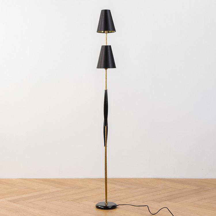 Торшер с двумя лампами Камыш Double Lamp On Stand