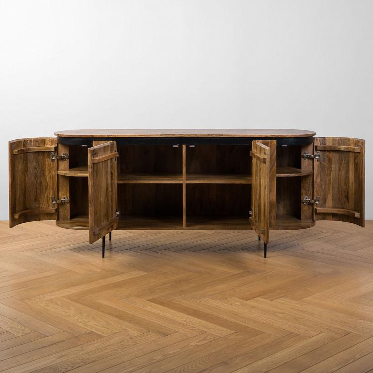 Комод-тумба под телевизор с закругленными сторонами Айнигма Ainigma Rounded Sideboard