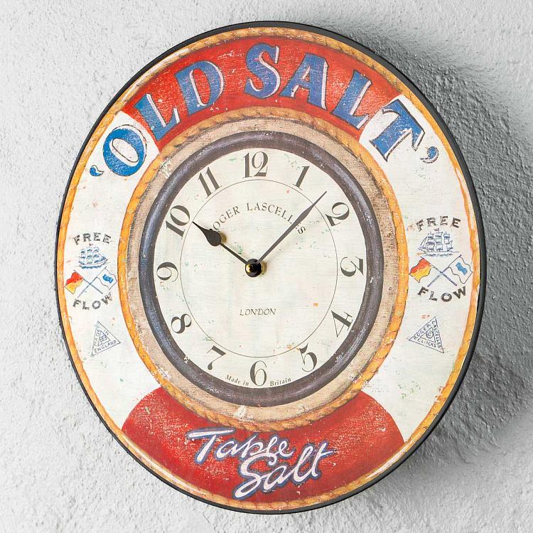 Настенные морские часы Старая соль Nautical Old Salt Wall Clock