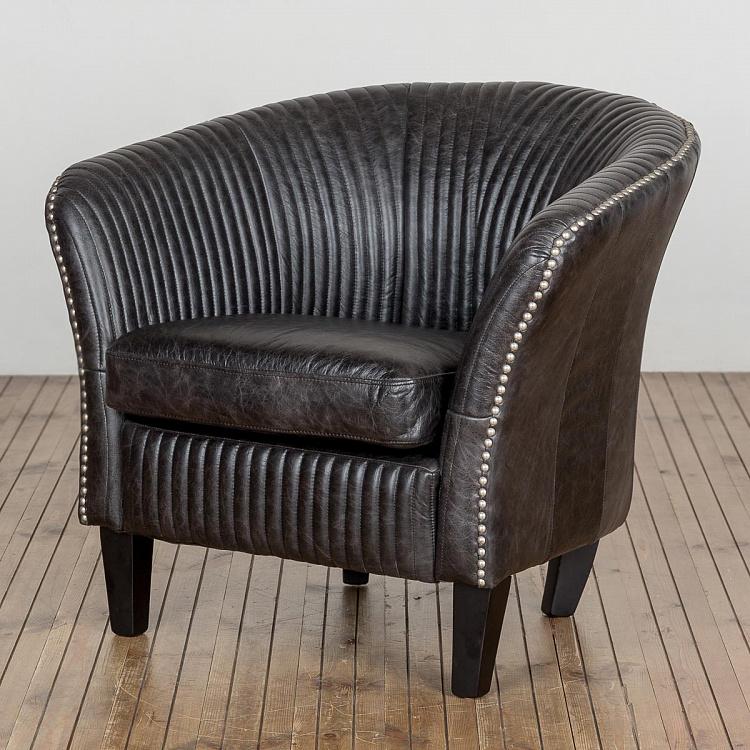 Кресло Леон, чёрные ножки Leon Chair, Oak Black