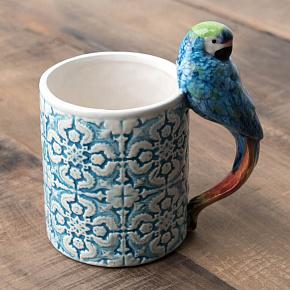 Mug With Parrot Handle