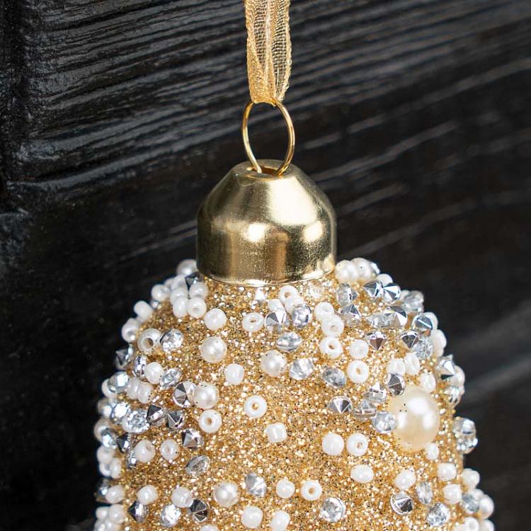 Набор из 2-х ёлочных игрушек Set Of 2 Glass Bells 12 cm - ракурс 6