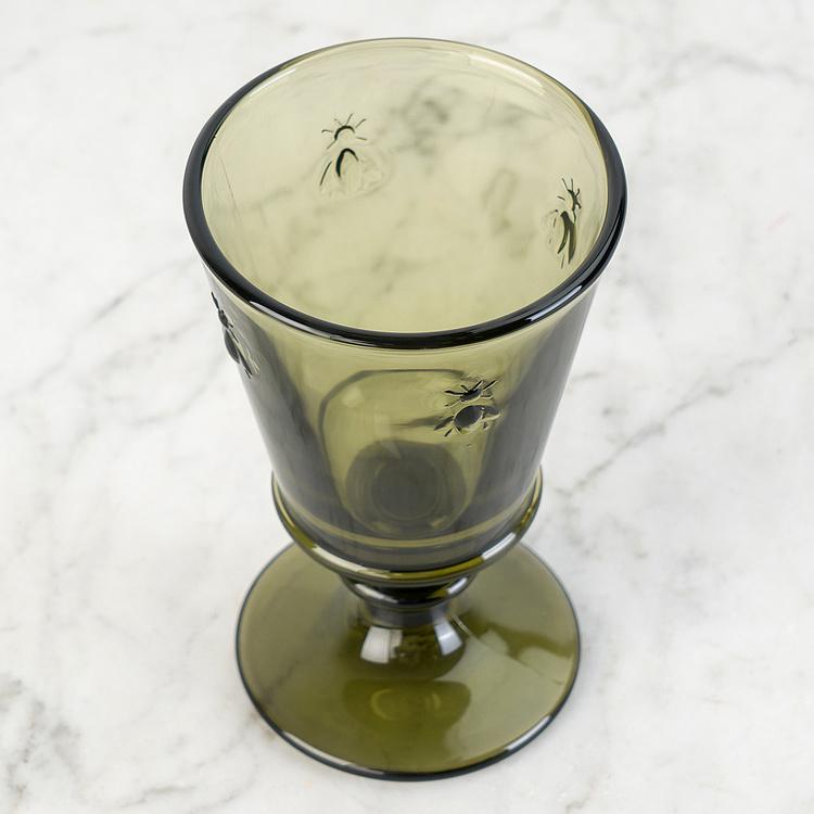 Оливково-зелёный бокал для вина Пчёлы Abeille Vert Olive Wine Glass