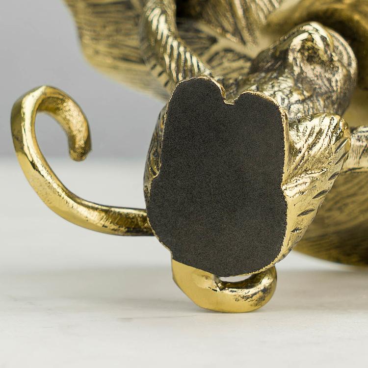 Подставка для мелочей Золотая обезьяна Monkey Tray Brass