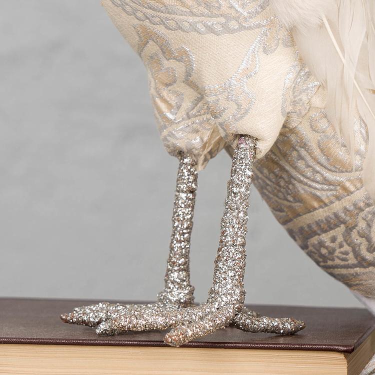 Статуэтка Павлин с золотой короной, M Peacock With Golden Crown Medium