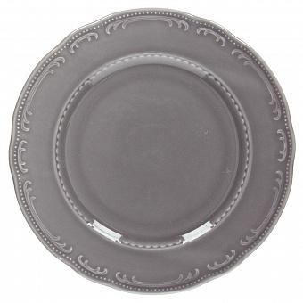 Тарелка Vecchio Vienna Dinner Plate Large London Smoke