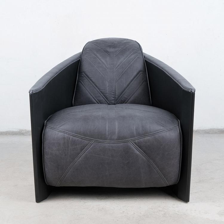 Кресло Титан, матовая черная сталь Titan Armchair, Matt Black Steel