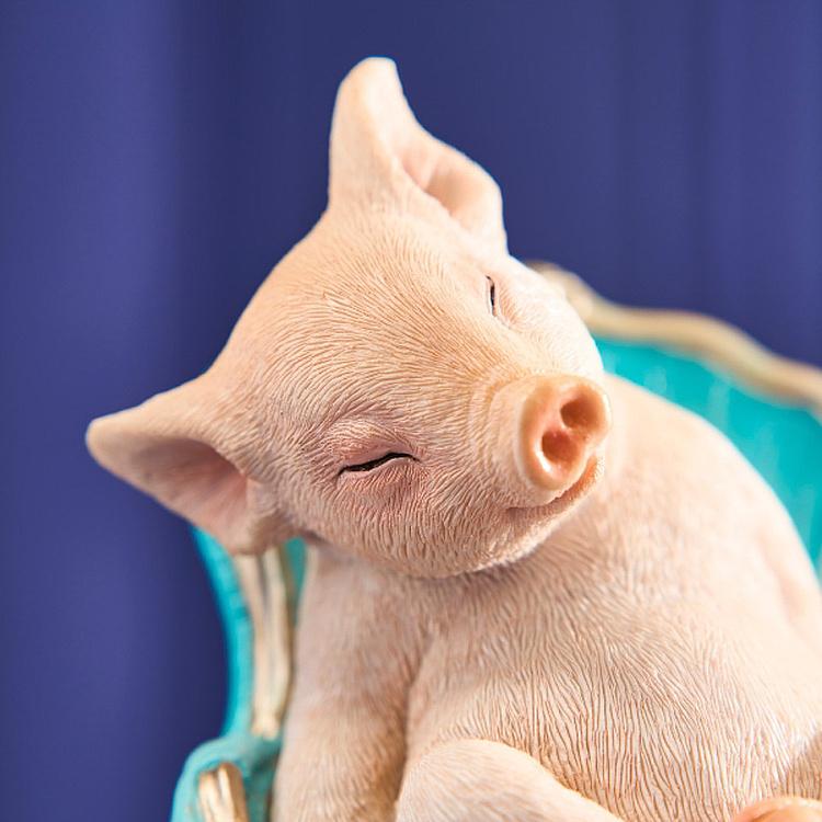 Статуэтка Pig On Armchair - ракурс 2