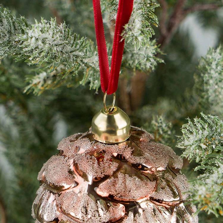 Ёлочная игрушка Коричневая шишка Pine Cone Brown 17 cm