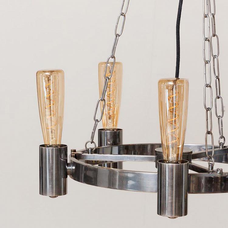 Подвесной светильник Кависте с лампами в виде бутылок Caviste Hanging Lamp With 5 Bottle Bulbs