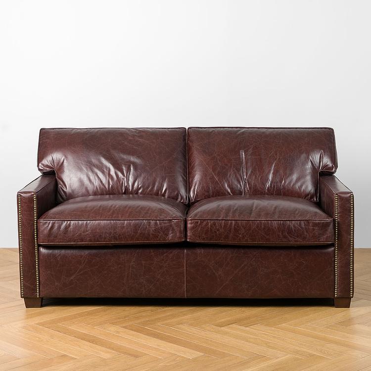 Раскладной двухместный кожаный диван-кровать Виконт Уильям Люкс Viscount William 2 Sleeper Lux Leather