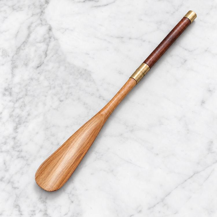 Ложка для обуви Shoehorn Mango Wood And Brass 2