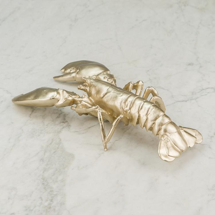 Статуэтка Золотой лобстер Lobster Deco Object Gold