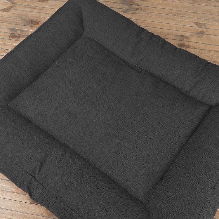 Тёмно-серая лежанка для собак/кошек Оксфорд, L Oxford Cushion Large, Anthracite