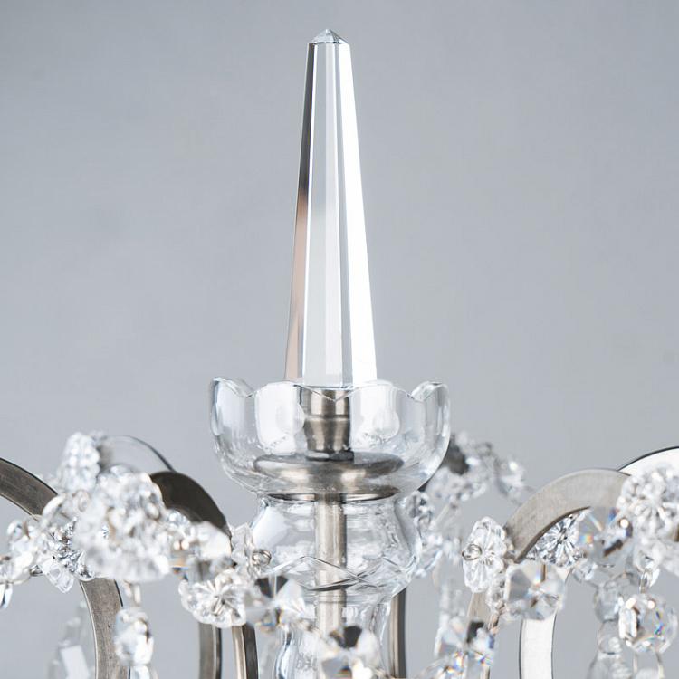 Хрустальный торшер со столиком Кристалл Crystal Floor Lamp With Tray