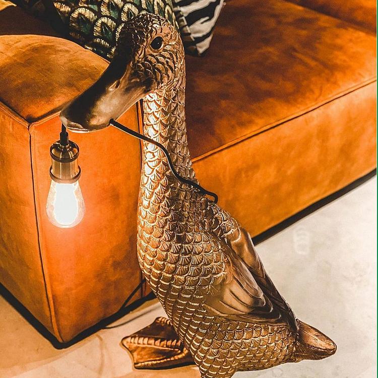 Напольная лампа Золотая утка Floor Lamp Golden Duck