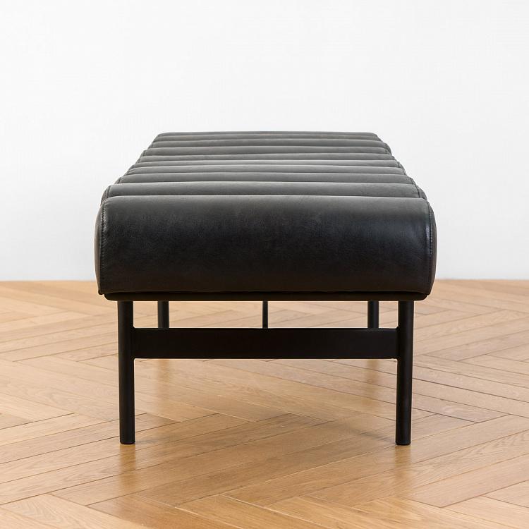 Банкетка Люксемург Luxemburg Ottoman, Black Matt Metal RM