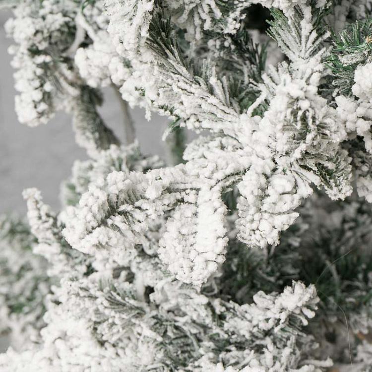 Искусственная заснеженная новогодняя ёлка с led-гирляндой, 213 см Snow-Covered Spruce With 460 LED Bulbs 213 cm