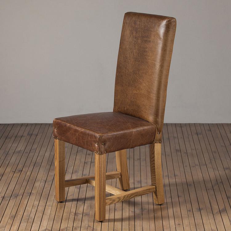 Стул Сохо, рыжие ножки Soho Dining Chair, Nibbed Wood