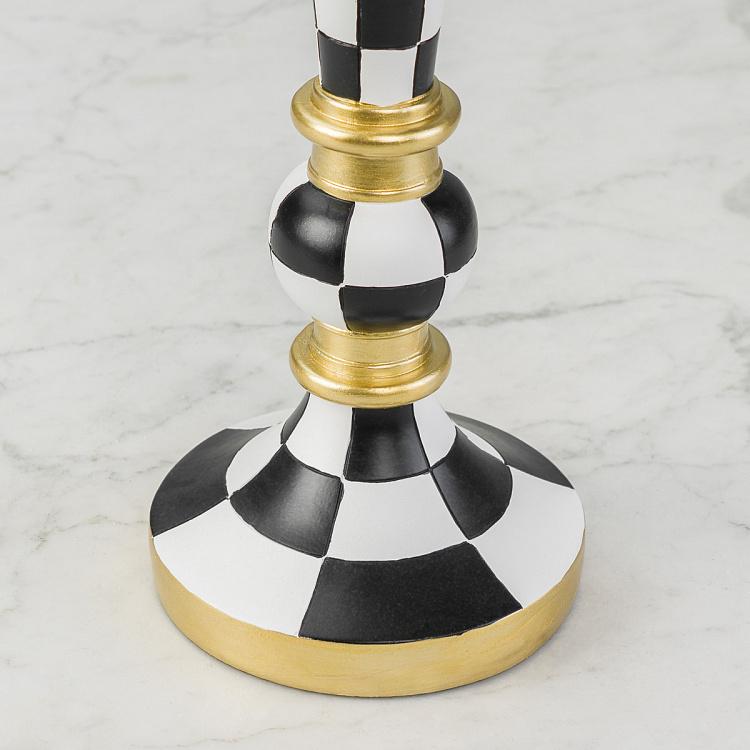 Клетчатый подсвечник, M Checkered Candlestick Medium