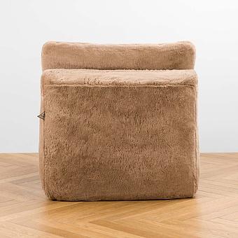 Кресло Lomfy Chair искусственный мех Big Bear Taupe - ракурс 4