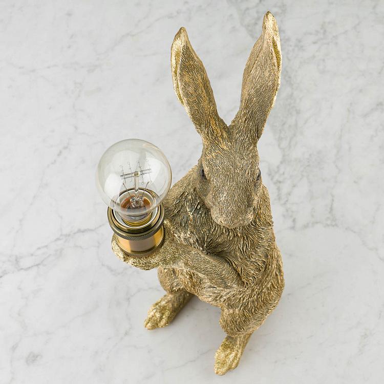 Настольная лампа Золотой кролик Table Lamp Golden Bunny