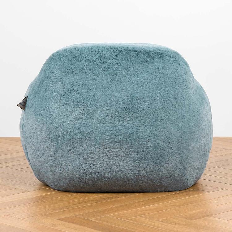 Кресло Baby Snug Chair искусственный мех Sheepfur Blue - ракурс 4