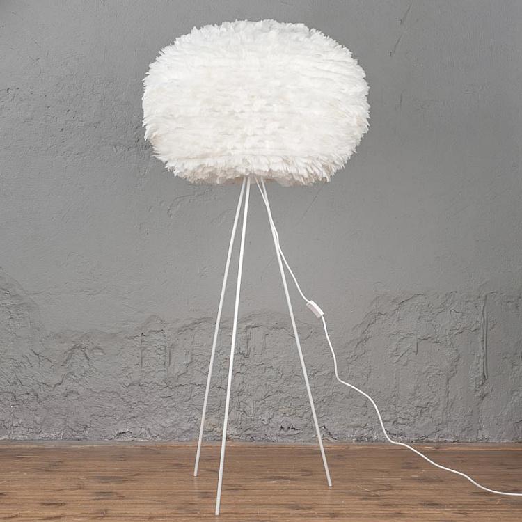 Eos Floor Lamp With White Tripod Extra Large