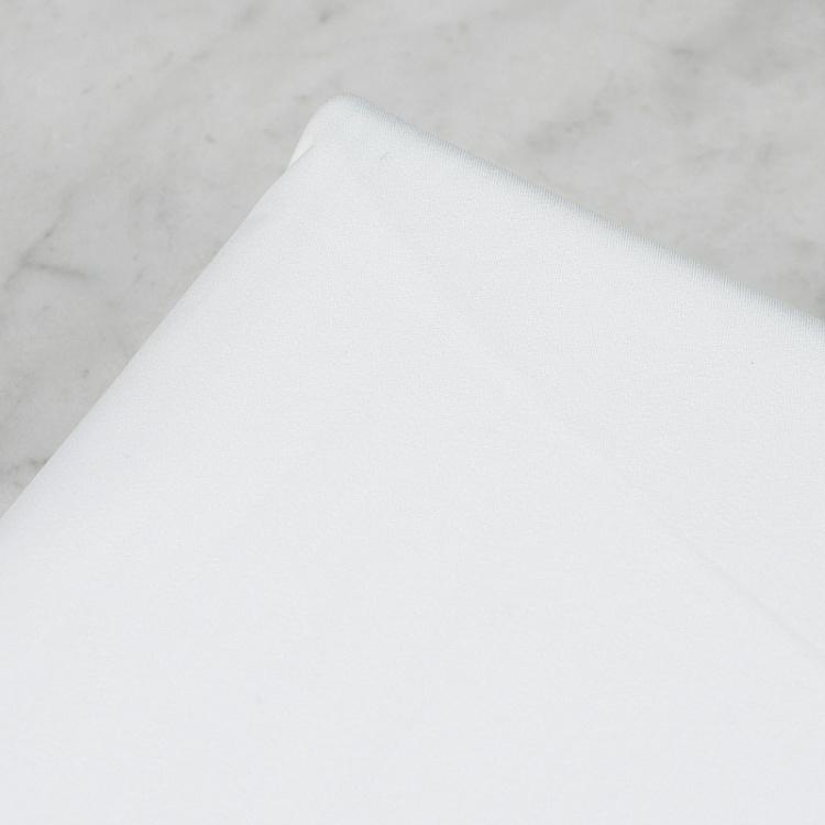 Белая простыня из хлопка Марин, 270x310 см Marine Cotton Flat Sheet White 270x310 cm