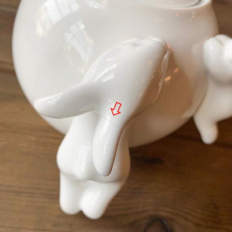 Сахарница с кроликами дисконт1 Rabbit Sugar Bowl discount1