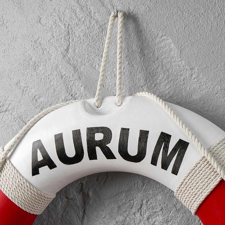 Винтажный спасательный круг Золото из Монако Vintage Lifebuoy Aurum Monaco