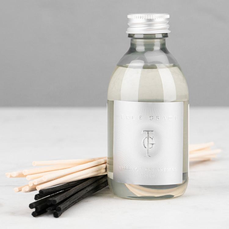 Жидкость для аромадиффузора с палочками Рождество в деревне, 200 мл Small Reed Diffuser Refill Village Christmas 200 ml