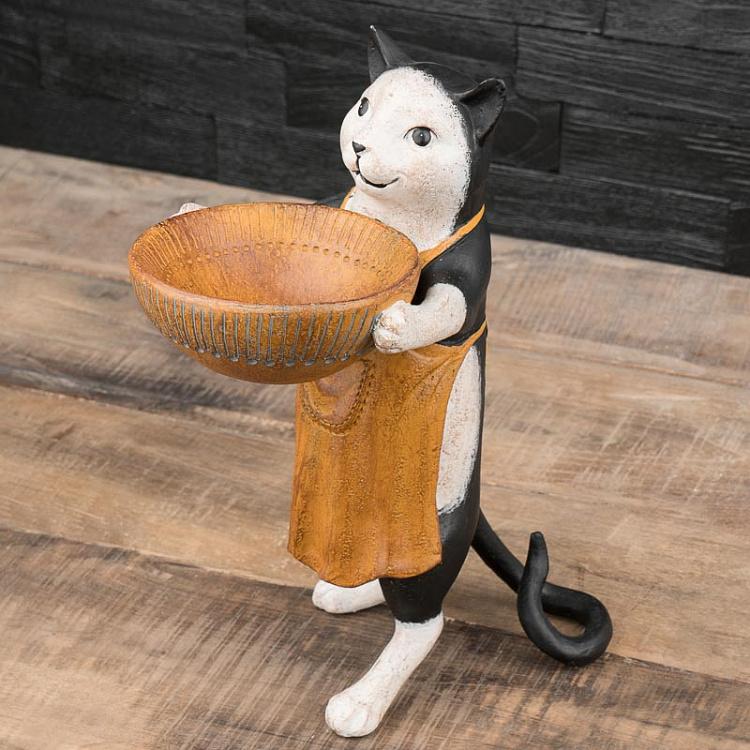 Подставка для мелочей Кот-трактирщик Innkeeper Cat Deco