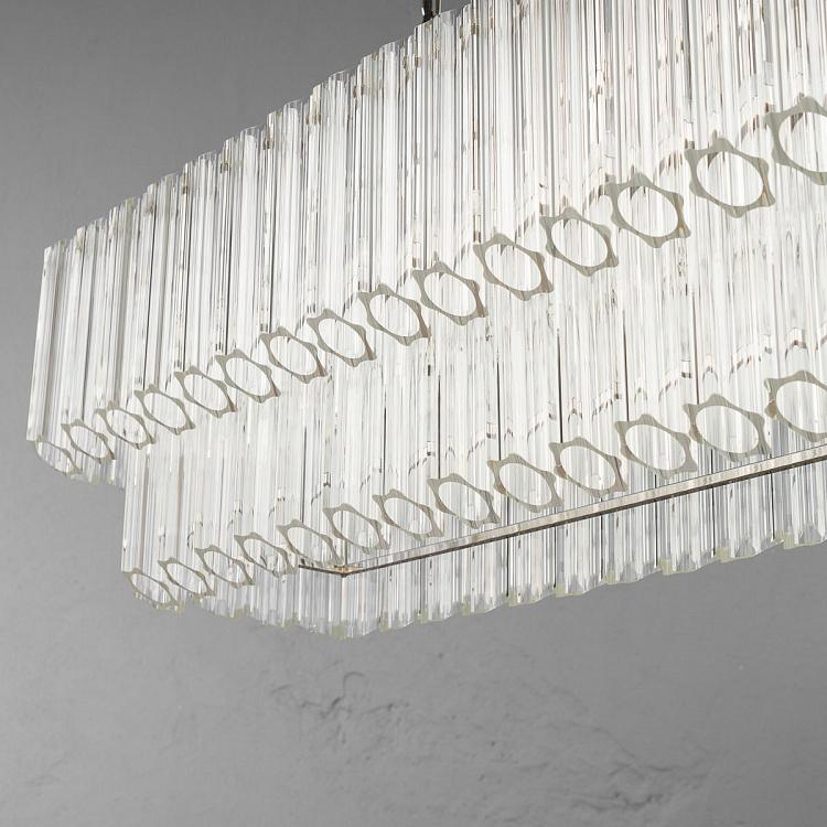 Прямоугольная люстра Виттория Vittoria Rectangular Chandelier