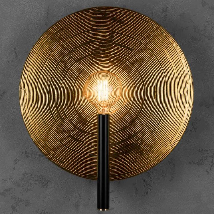 Бра Орбис, золотая поталь, L Wall Lamp Mind And Object Orbis Large, Gold