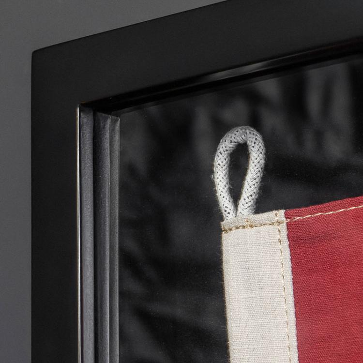 Флаг Объединённых Арабских Эмиратов за стеклом в раме, мини Shadow Box Flag UAE Mini