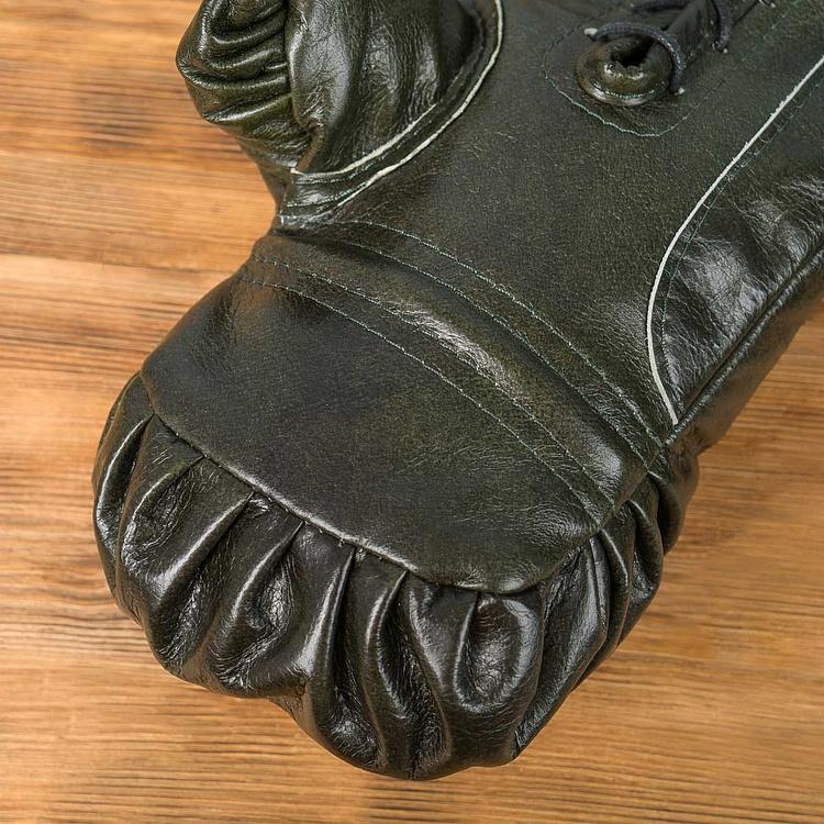 Декоративные кожаные боксёрские перчатки в винтажном стиле Boxing Gloves RM