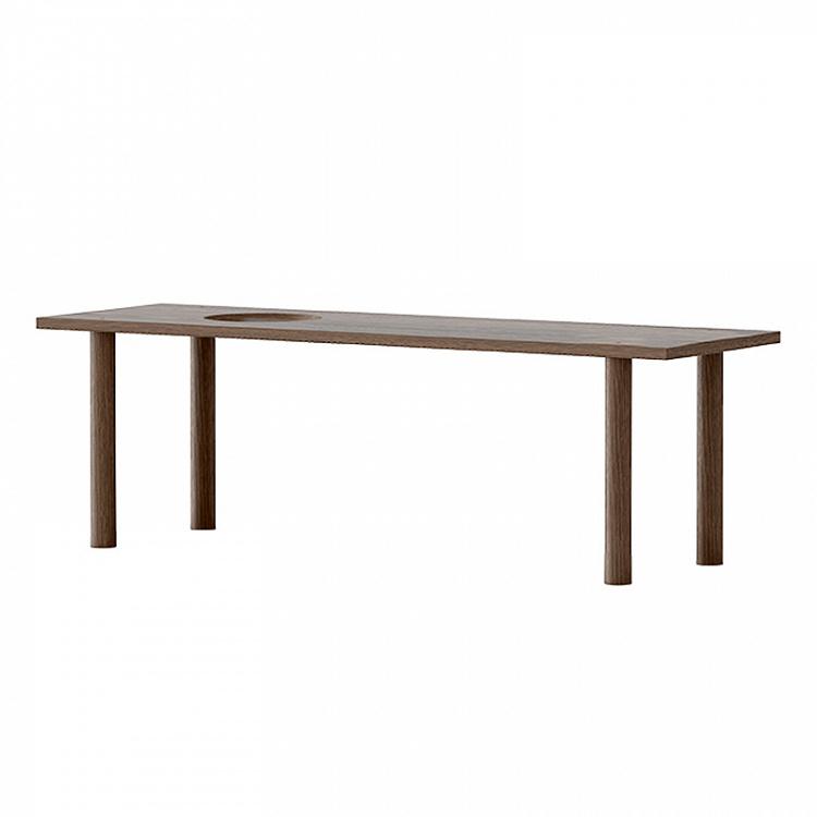 Полка с отверстием для стеллажа Сториз, тёмный дуб Stories Additional Shelf With Hole, Dark Oak