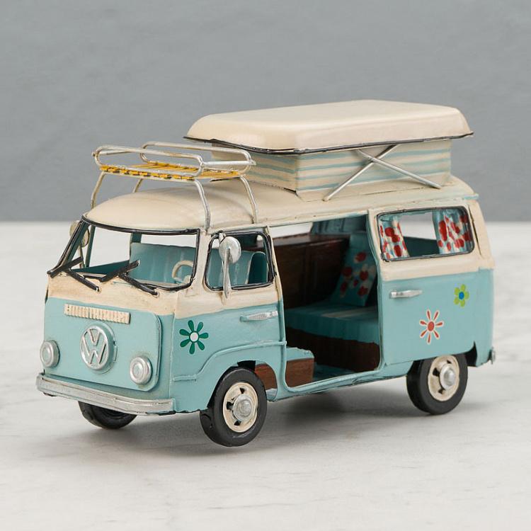 Toy Combi Van Clear Blue