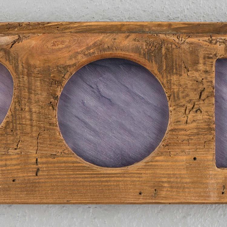 Деревянная рамка для трёх фотографий Horizontal Wooden Photo Frame