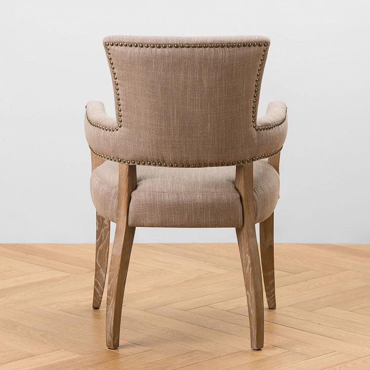 Стул Ньюпорт с подлокотниками, песочные ножки Newport Dining Chair, Oak Sandwashed