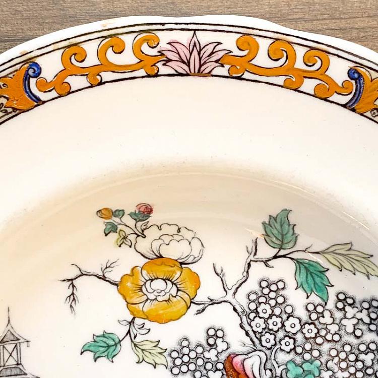 Винтажная тарелка Старая Япония, L Vintage Plate Old Japan Large