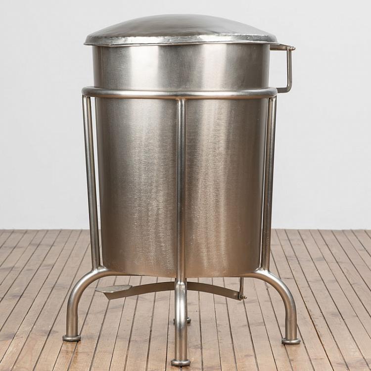 Металлическая корзина для мусора Metal Dustbin On Stand